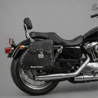 Universal Anti-Theft Locking Saddlebag - Cruiser Edition for Harley & Enfield - Royal Piston
