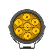 Royal Piston HJG New High Power 70W LED Fog Lights for Bikes, Cars & Jeeps - Improved Visibility in Fog, Rain & Snow With Brightness Control Wiring Harness