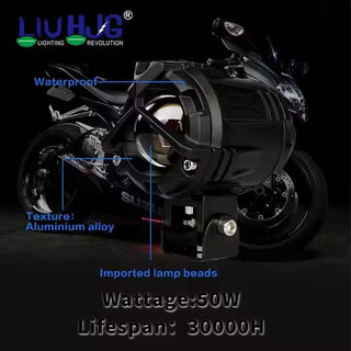Royal Piston High Power LED Fog Light | Mercedes Fog Light Aux Lamp with Complete Harness Kit | Rule the Road