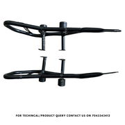 Royal Piston Accessories Compatible for TVS Apache Crash Guard (Black) - Ultimate Frame & Engine Protection