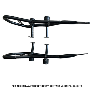 Royal Piston Accessories Compatible for TVS Apache Crash Guard (Black) - Ultimate Frame & Engine Protection - Royal Piston