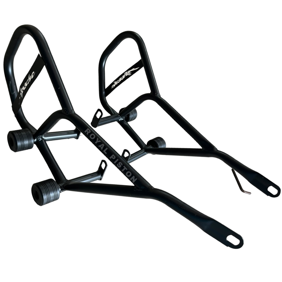 Royal Piston Accessories Compatible for TVS Apache Crash Guard (Black) - Ultimate Frame & Engine Protection - Royal Piston