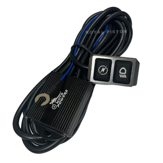 Royal Piston  Wiring Harness For White & Yellow With Flashing Blaster For Motorcycle Light Control - Royal Piston