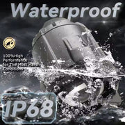 Royal Piston 3-in-1 High Beam LED Fog Light | Y-Type Fog Light, 120W (White + Yellow + Red) | Flood Light with Wide Coverage | Advanced Design Auxiliary Lamp, Universal Fit for Bikes, Cars, SUVs