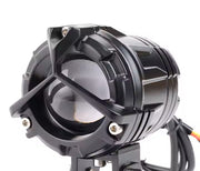 Royal Piston 3-in-1 High Beam LED Fog Light | Y-Type Fog Light, 120W (White + Yellow + Red) | Flood Light with Wide Coverage | Advanced Design Auxiliary Lamp, Universal Fit for Bikes, Cars, SUVs