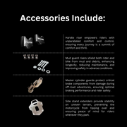 Royal Enfield Himalayan Adventure Armor: All-Black Ultimate Protection Combo