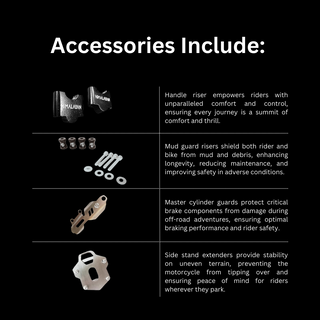 Royal Enfield Himalayan Adventure Armor: All-Black Ultimate Protection Combo
