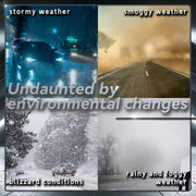 Royal Piston 3-in-1 High Beam LED Fog Light | Y-Type Fog Light, 120W (White + Yellow + Red) | Flood Light with Wide Coverage | Advanced Design Auxiliary Lamp, Universal Fit for Bikes, Cars, SUVs