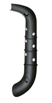 Royal Piston Original Bend Pipe Guard BS4 Compatible With Royal Enfield (Heat Sink) - Royal Piston