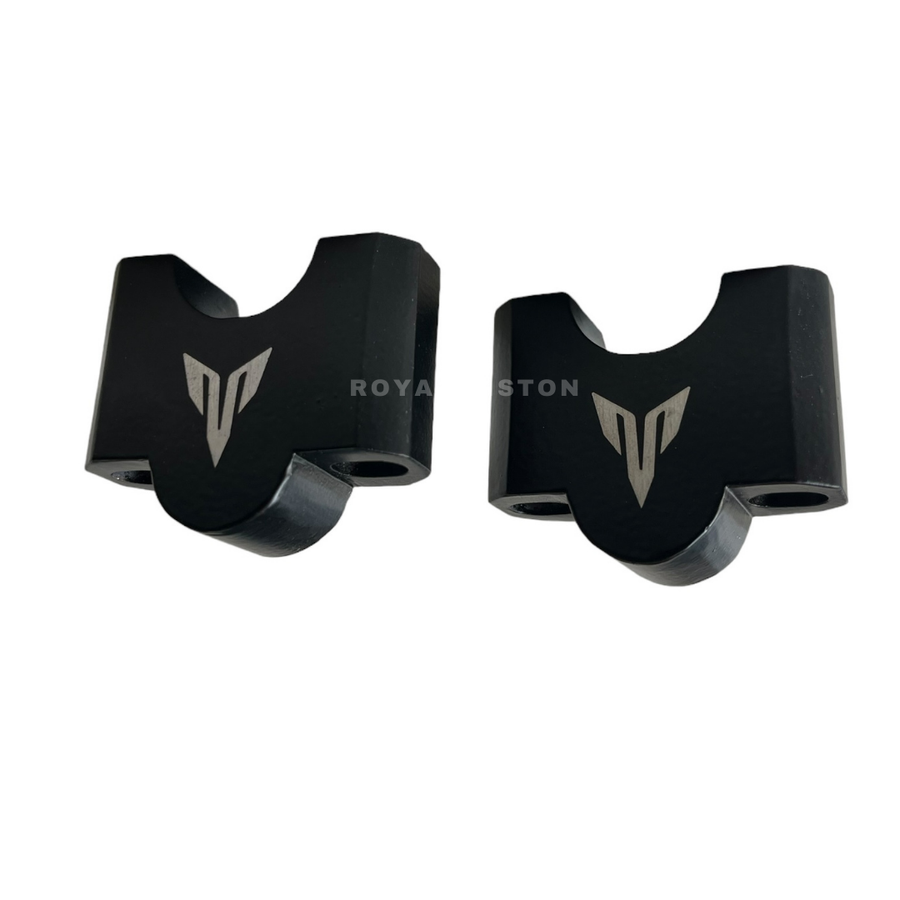 Royal Piston Handle Riser Compatible With Yamaha MT-15 CNC Machined Handlebar Riser Kit - Increased Comfort, Control & Durability - Royal Piston