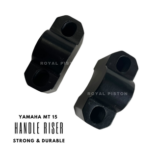 Royal Piston Handle Riser Compatible With Yamaha MT-15 CNC Machined Handlebar Riser Kit - Increased Comfort, Control & Durability - Royal Piston