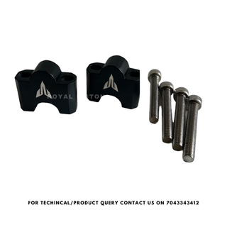 Royal Piston Handle Riser Compatible With Yamaha MT-15 CNC Machined Handlebar Riser Kit - Increased Comfort, Control & Durability - Royal Piston