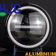 Royal Piston New Minus LED Headlight | 90-110W LED Powerful Daymaker Headlight for Enfield, Thar, Gypsy
