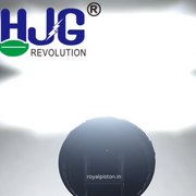 Royal Piston New Minus LED Headlight | 90-110W LED Powerful Daymaker Headlight for Enfield, Thar, Gypsy