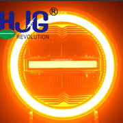 Royal Piston New Minus LED Headlight | 90-110W LED Powerful Daymaker Headlight for Enfield, Thar, Gypsy