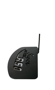 Royal Piston Super Meteor 650 Footrest in Black, Sturdy, Durable, and Original Engraved, Perfectly Compatible with Royal Enfield Super Meteor 650cc