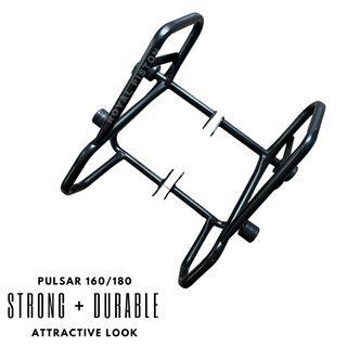 Royal Piston Bajaj Pulsar 150/180 Crash Guard - Ultimate Frame & Engine Protection (Black) - Royal Piston