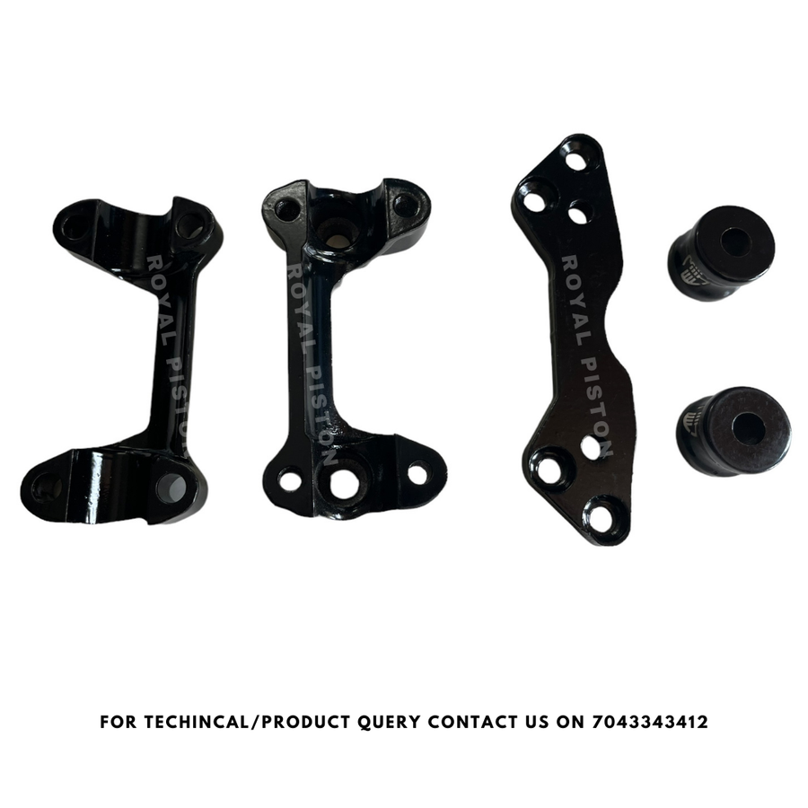 Royal Piston Handlebar Riser Compatible For Bajaj Pulsar NS 200 Premium & Durable Handle Riser - Improved Comfort & Control - Royal Piston