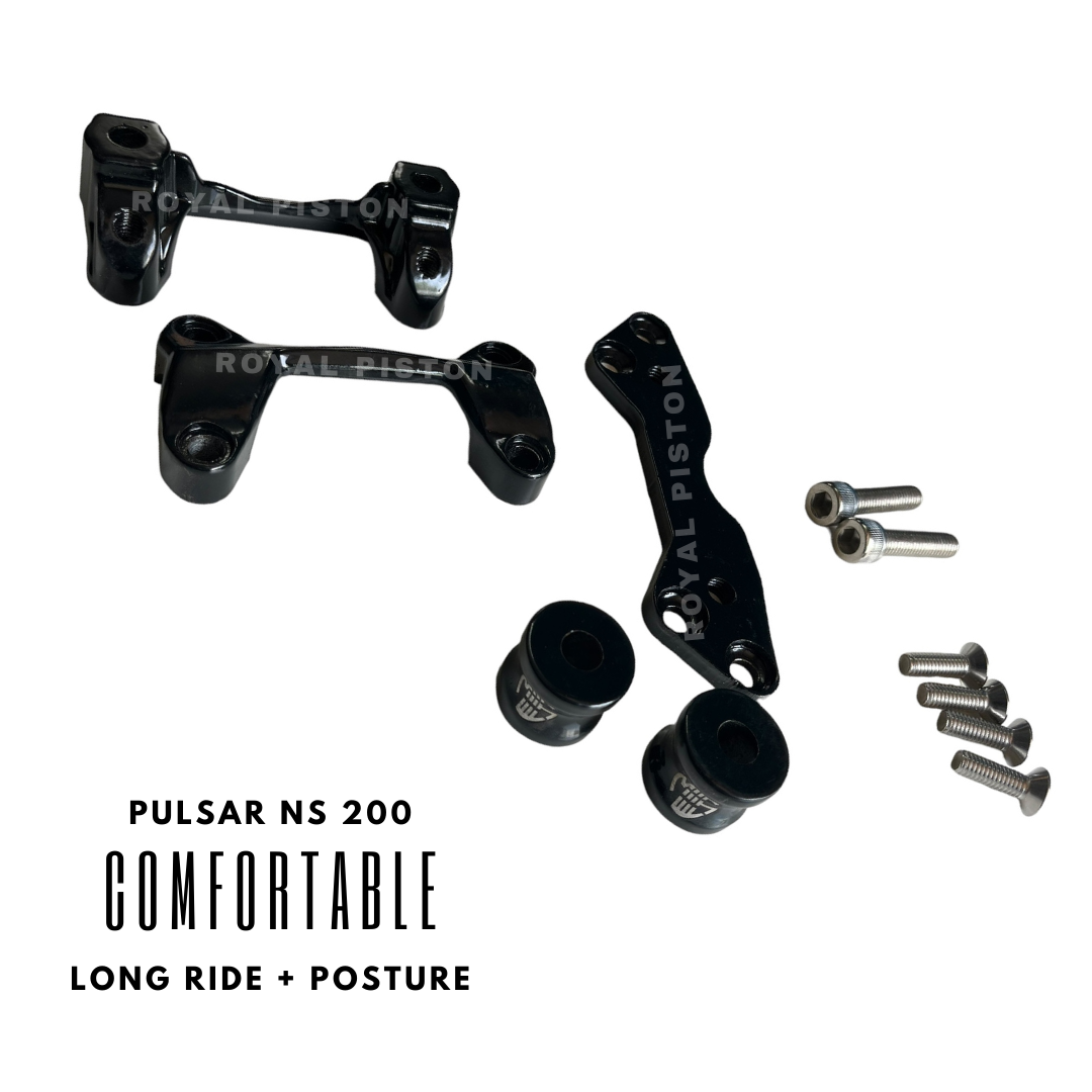 Royal Piston Handlebar Riser Compatible For Bajaj Pulsar NS 200 Premium ...