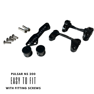 Royal Piston Handlebar Riser Compatible For Bajaj Pulsar NS 200 Premium & Durable Handle Riser - Improved Comfort & Control - Royal Piston