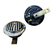Royal Piston Roots Vibrosonic Horns (Pair) | 12V High/Low Tone | Heavy Duty, Crystal Clear Sound