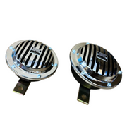 Royal Piston Roots Vibrosonic Horns (Pair) | 12V High/Low Tone | Heavy Duty, Crystal Clear Sound