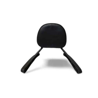Upgrade Your Ride: Royal Piston Premium Leather Backrest for Royal Enfield Meteor in Sleek Black, Ensuring a Comfortable Journey